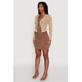 thumbnail image 4 of Womens Haute Monde Floral Lace Tie Front Cardigan, 4 of 5
