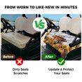 thumbnail image 4 of Golf Cart Seat Covers for 2 Seater,Fall Cow Sunflower Soft Microfiber Cart Seat Towel Blanket,Thanksgiving Pumpkin Blue Sky Absorbent Breathable Non Slip Bench Seats Protector for Golf Course 51"x31", 4 of 9
