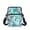 Bird Flower Watercolor Print, variant on FUIALDOLG Satchel Bags Halloween Skeleton Pumpkin Decoration Lightweight Crossbody Purse for Shop, Stretch Polyester Portable Over Shoulder Purse