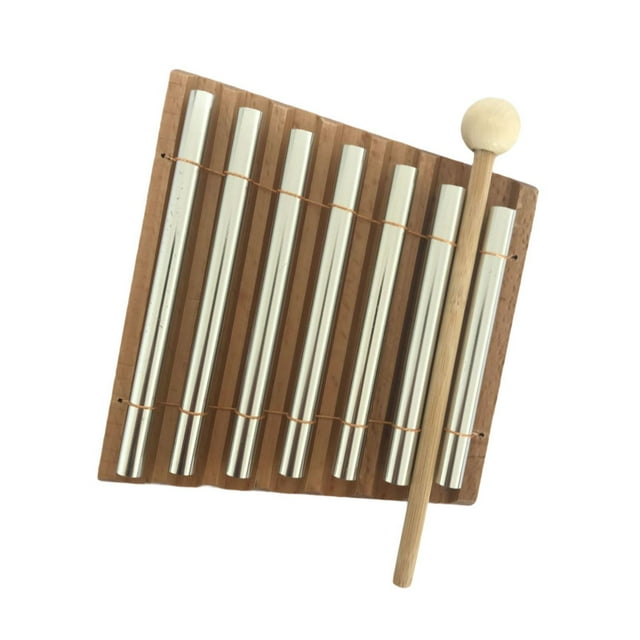 relayinert Mindfulness Chimes Bell Percussion Instrument Wind Chimes Hand Chime Suitable For Classroom Learning Activities 7 tone