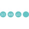 thumbnail image 2 of Darling Souvenir Pack of 190 Pcs chocolate&nbsp;Retirement Theme&nbsp;Stickers Party Favor-Light Blue, 2 of 2