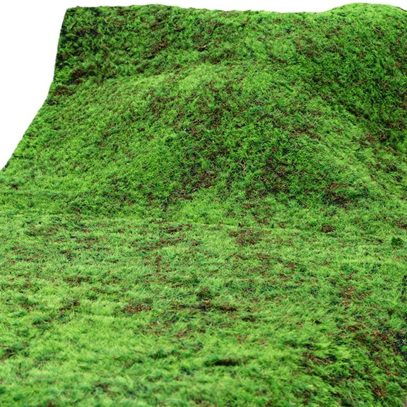 Yardwe Artificial Moss Mat, Simulation Fake Grass Rug for DIY Garden Patio Home Wall Decoration, 19.68 x 19.68 Inches