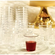 Communion Cups - Plastic Cups (1000 Count Box): Stackable / Smooth Rim / Ultra-Clear / Recyclable, (Paperback)