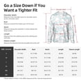 thumbnail image 4 of KLL Rabbit And Star Print Men's Women’s UPF 50+ Sun Protection Outdoor Hoodie Jacket Long Sleeve Fishing Hiking Performance Shirt-3X-Large, 4 of 6