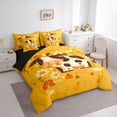 thumbnail image 3 of Homewish Cute Cow 7-Piece Reversible Queen Comforter Set for Kids, Daisy Floral Design, 3 of 8