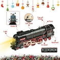 thumbnail image 4 of Losbenco Train Set for Kids, Electric Train Track Toy with Smoke, Light and Sound, Steam Locomotive Engine Train Toy for 3 4 5 6 7+ Years Old Boys Gifts, 4 of 7