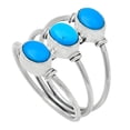thumbnail image 3 of Sleeping Beauty Turquoise - USA 925 Sterling Silver Ring s.7 Jewelry R-1566 AGR1011_H_7, 3 of 6