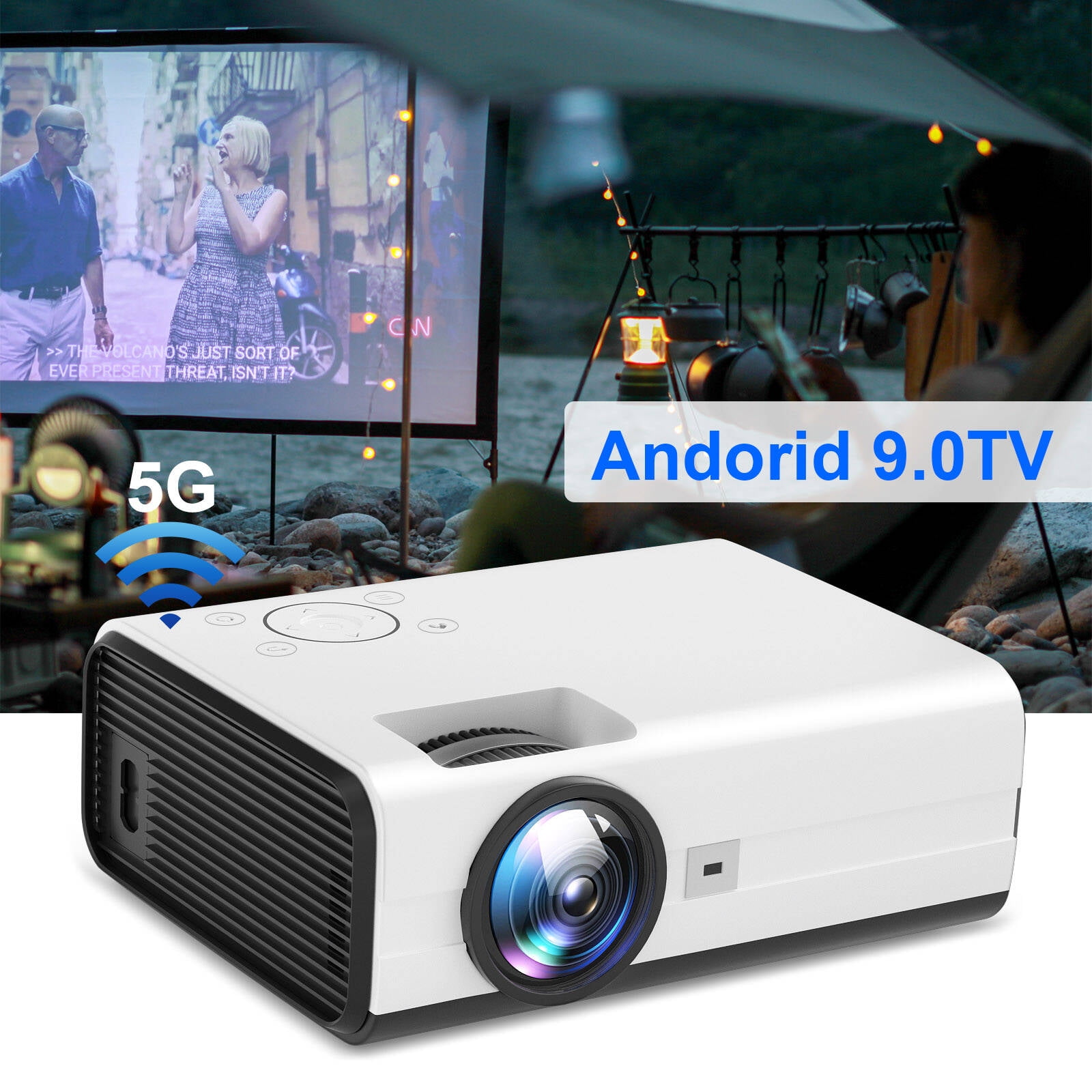 "Xgody T01 Mini Smart Projector For Outdoor Home Theater, Portable