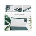 thumbnail image 3 of Étui pour Xiaomi Pad 5 / Pad 5 Pro 11 Pouces, Étui Arrière Rigide Transparente à Trois Volets, Support Intelligent avec Porte-Stylet, Stylet, Réveil/sommeil Automatique, 3 of 7