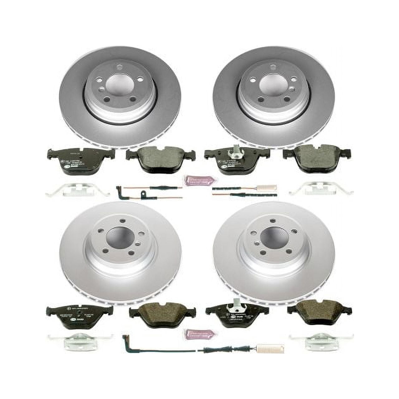 Power Stop ESK2056 Euro-Stop Brake Kit -Front & Rear