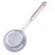 thumbnail image 3 of Billuyoard Colador, colador, fideos, espátula para cocinar, Pasta, aceite, cuchara, colador, herramienta de cocina, mango de madera, acero inoxidable, Cocina y Comedor dieciséis# Billuyoard HA000750-02, 3 of 6