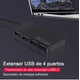 thumbnail image 4 of Usb3.0 Hub Hub Usb Ultrafino De Alta Velocidad De 4 Puertos Negro, 4 of 5