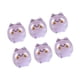 thumbnail image 5 of 6 figuras de gatos en miniatura, adornos, accesorios versátiles, esculturas de gatos, estatuas que brillan en oscuridad para mesa o decoración del Púrpura, 5 of 8