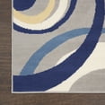 thumbnail image 4 of Nourison Grafix Geometric Grey 5'3" x 7'3" Area Rug, (5x7), 4 of 8