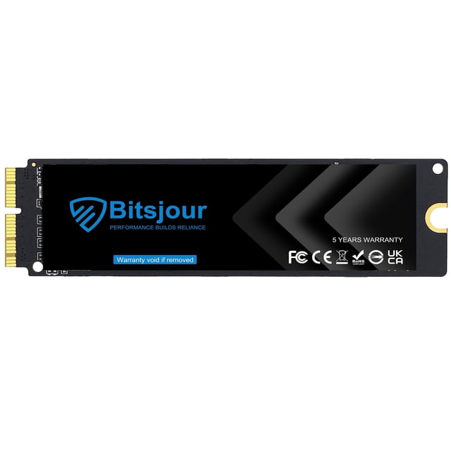 SSD Bitsjour NVMe PCIe de 2 TB para MacBook Air Pro Retina