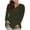 Army Green(V-Neck), variant on Womens Tops Sawvnm Women's Fashion Solid Loose Long Sleeve T-shirt Pullover Tops
