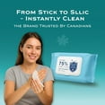 thumbnail image 3 of Sllic® Large Disinfectant Wet Wipes - All-Purpose - 75% Alcohol Wipes - Clean & Sanitize Surfaces & Skin - Skin Safe - Quick-Drying & Non-Sticky Formula - Unscented - 150 Wipes (3 Packs of 50 Each), 3 of 7
