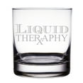 thumbnail image 1 of Liquid Theraphy Engraved 10 oz Rock Glass, 1 of 1
