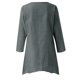 thumbnail image 5 of Ploknplq Tunic Tops for Women Loose Fit Dressy,Elbow Length Tee Shirts for Women,Womens Tunic Tops,Irregular Baggy Blouse Shirt Tunic Tops,Plaid Shirts for Women,Split Hem Top for Women Gray S, 5 of 5