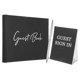 thumbnail image 1 of Libro de Invitados Uxcell, 9x7" Elegante Libro de Invitados de Boda con Cubierta Negra y Bolígrafos de Diamante, 1 of 6