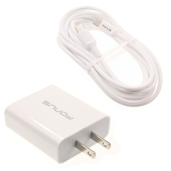 Fast Type-C 36W PD Home Charger for OnePlus Nord N200 5G Phone - 6ft Long Cable USB-C Power Cord QC3.0 Adapter Wall AC Plug G1P