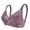 Purple, variant on Lingerie for Women Underwire Push Up Floral Lace Bras Bralettes Lingeries Supportive Demi Cup Bras, White, Size L