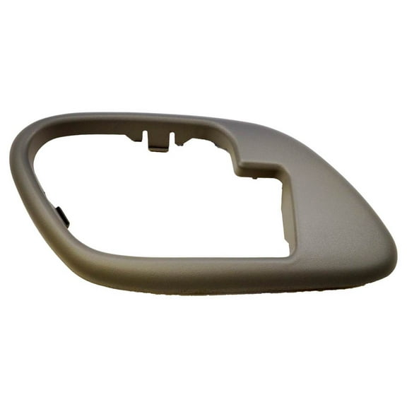 PT Auto Warehouse GM-2576G-2LH - Inner Interior Inside Door Handle Bezel/Trim, Gray - without Lock Hole, Driver Side Fits select: 1995-2000 CHEVROLET GMT-400, 1995-2000 CHEVROLET TAHOE