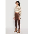 thumbnail image 3 of Womens Daisy Tufted Knit Cropped Cardigan, 3 of 4