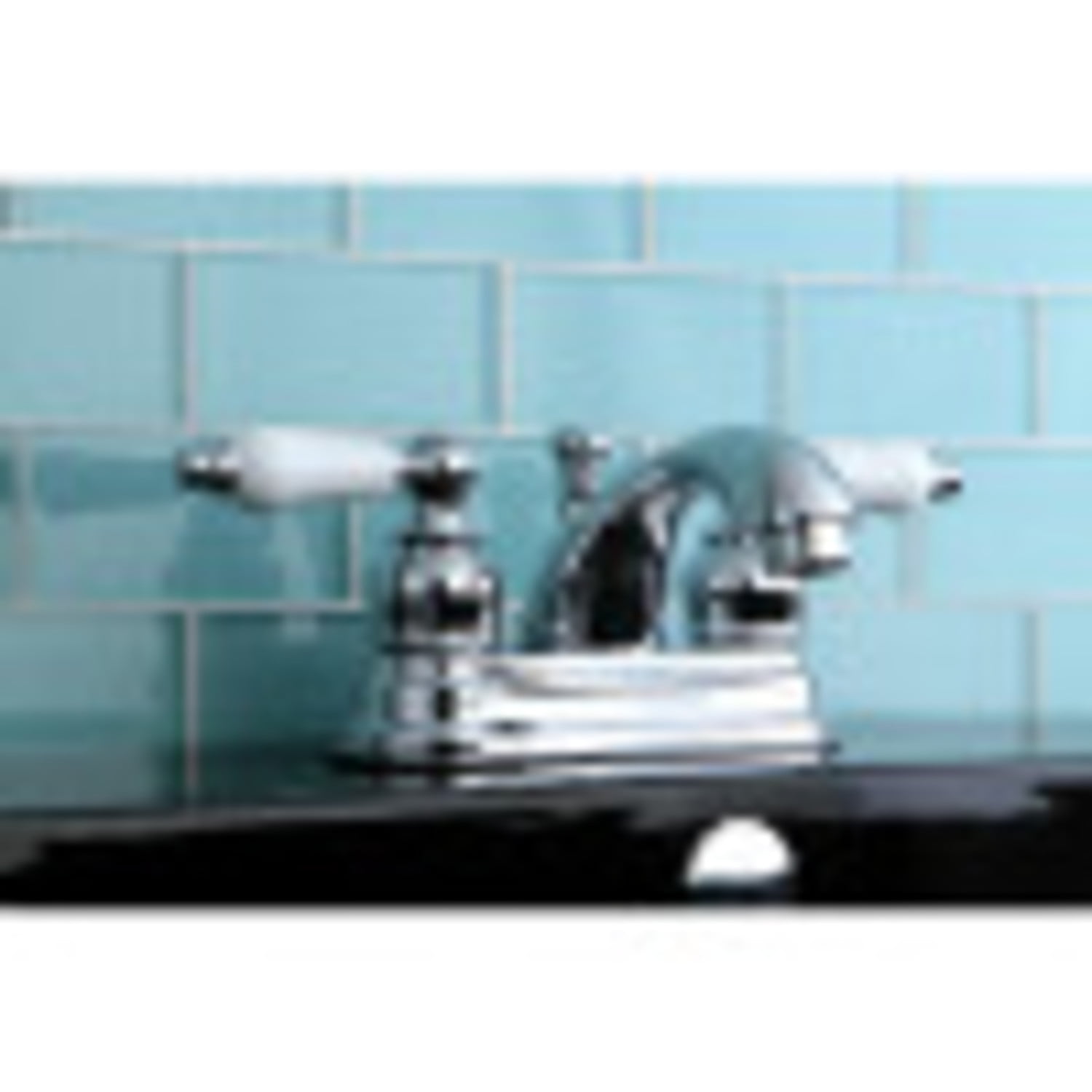 Kingston Brass Vintage Two Handle 4" Centerset Lavatory Faucet with Retail Pop-up