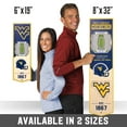 thumbnail image 7 of YouTheFan NCAA West Virginia Mountaineers 6'' x 19'' 3D Stadium View Banner, 7 of 7