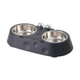thumbnail image 3 of Stainless Steel Double Pet Bowl Durable Feeder Dish For Cats And Dogs Easy Cleaning Mealtime Dining Solutions, 3 of 3