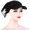 Black, variant on Limei Fabulous Turban Hat Solid Color Outdoor Supply Summer