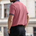 thumbnail image 5 of Garbnen Men's Polo Shirt Short Sleeve Collared Henley T Shirts for Men Lightweight Breathable Casual Office Summer Outdoor Golf Shirt Men XXL, 5 of 7