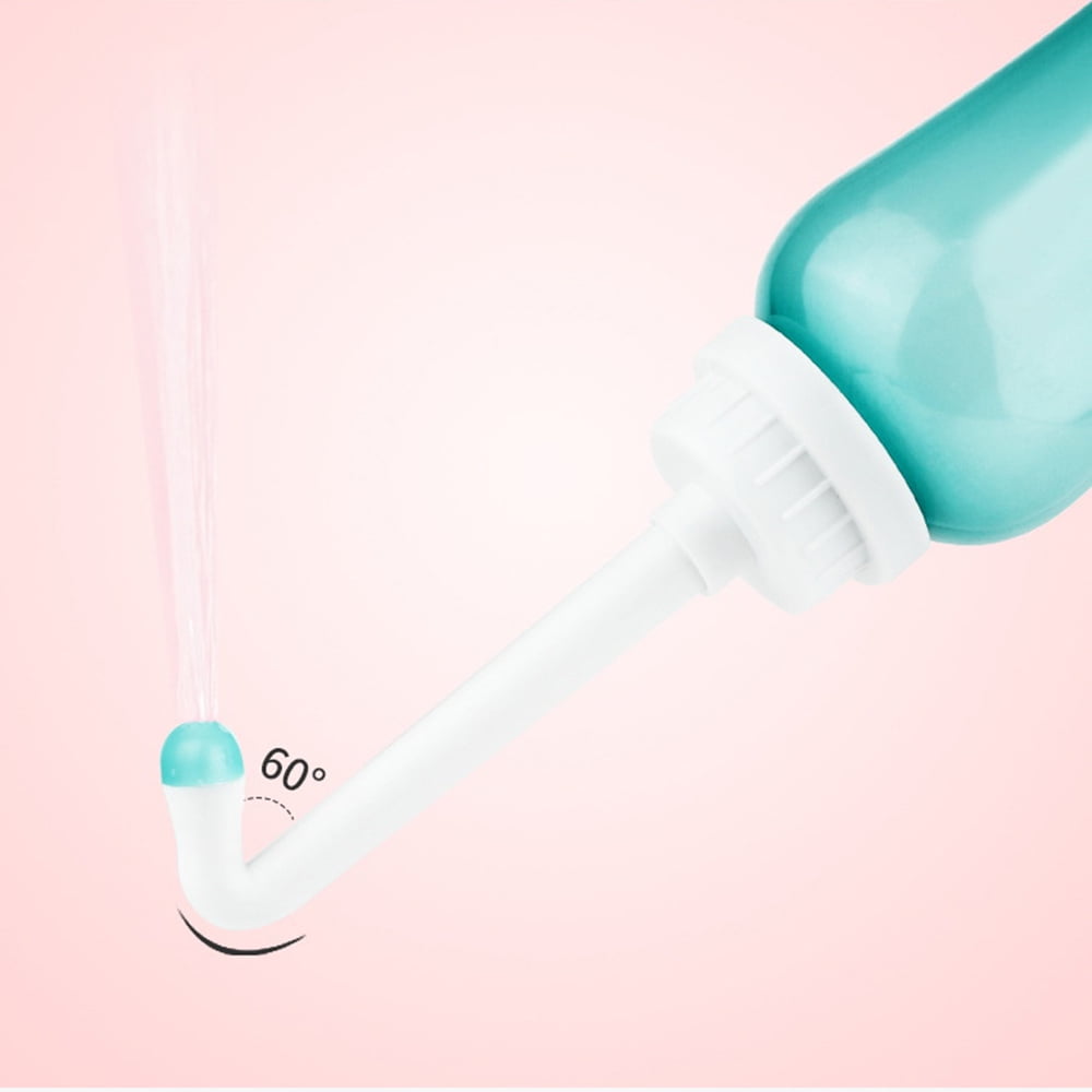 500ml Peri Bottle For Postpartum Care Portable Travel Bidet For Baby Women Bedridden Patient With 2 Nozzles Walmart Com