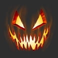 thumbnail image 2 of Men's Lost Gods Evil Pumpkin Face Graphic Tee Charcoal X Large, 2 of 5