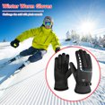 thumbnail image 4 of Calentador de la mano Guantes térmicos lavables a prueba de viento para hombre cálidos para ciclismo esquí gruesos JShteea El nuevo, 4 of 9