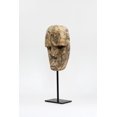 thumbnail image 3 of Wooden Primitive Tribal Timor Ancestral Mask on Stand Statue Hand Carved Sculpture Handmade Figurine Gift Home Decor Accent Handcrafted Decoration, 3 of 5