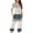 Navy, variant on Wlynlyn Womens Capri Pajama Sets Short Sleeve Top with Capri Pants Striped Pjs Sets Soft Comfy Ladies Sleepwear