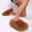 Brown, variant on Women Casual Winter Faux Shearling Mule Slippers, Thick Sole Cozy Indoor Outdoor Shoes, Soft Warm Cloud-Like Comfort Footwear for Relaxed Everyday Wear Blue