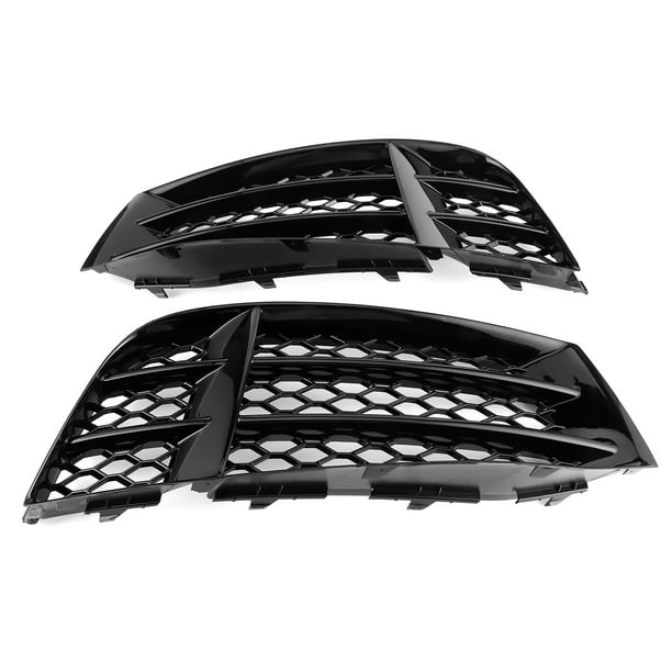 Foglight Grillefor R,Pair Glossy Black Fog Lamp Guard Fog