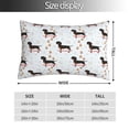 thumbnail image 2 of Fotbe Dachshund On A Skateboard Funda de Almohada Decorativa Estilo Occidental, Lujo en Algodón, Fundas para Almohadas King, Cojín Estampado para Decoración del Hogar-20"x30", 2 of 6