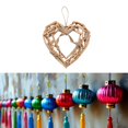 thumbnail image 4 of Adorno de madera en forma de corazón Adorno colgante de corazón de madera Decoración colgante M, 4 of 7