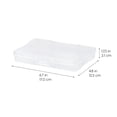 thumbnail image 2 of Caja de almacenamiento para fotos Iris Ohyama, paquete de 10, 17 x 12 x 3 cm, transparente, 2 of 9