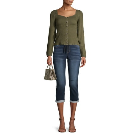 boundaries dorm capri juniors pull pants crop walmart