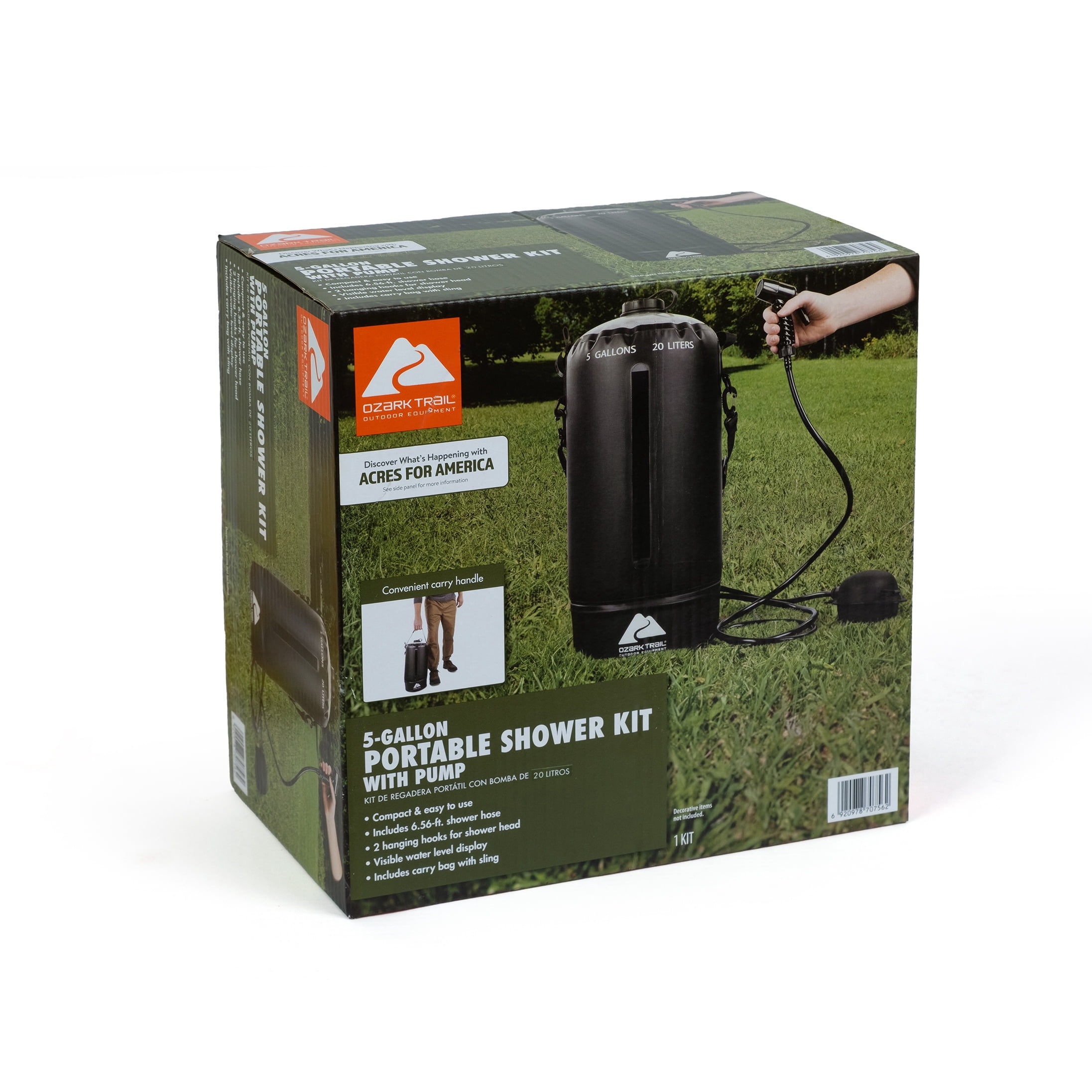Ozark Trail 5 gal Portable Pump Shower
