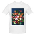 thumbnail image 4 of Bingfone Summer Birds And Flowers Men'S Loose Fit Short-Sleeve Pocket T-Shirt, 4 of 7