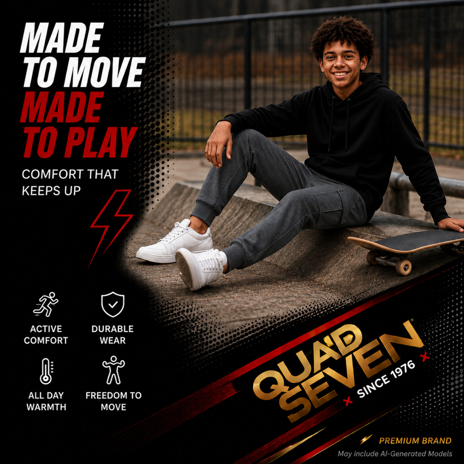 Quad Seven Boys Sweatpants Fleece Jogger 4-Pack photo 7