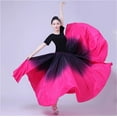 thumbnail image 4 of Gradient Color Balle Dancing Costumes Satin Silk Skirt, 4 of 4