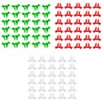 thumbnail image 4 of keepw 30 Pcs/Ensemble Clip pour Plantes Soutien Facile et Efficace pour Tous Types de Plantes Clips d'Entraînement Rouge 1Ensemble, 4 of 6