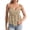 Khaki, variant on Tank Tops for Women, Women Summer Fashion Casual Chiffon Lace Trim Camisole Top Beige L